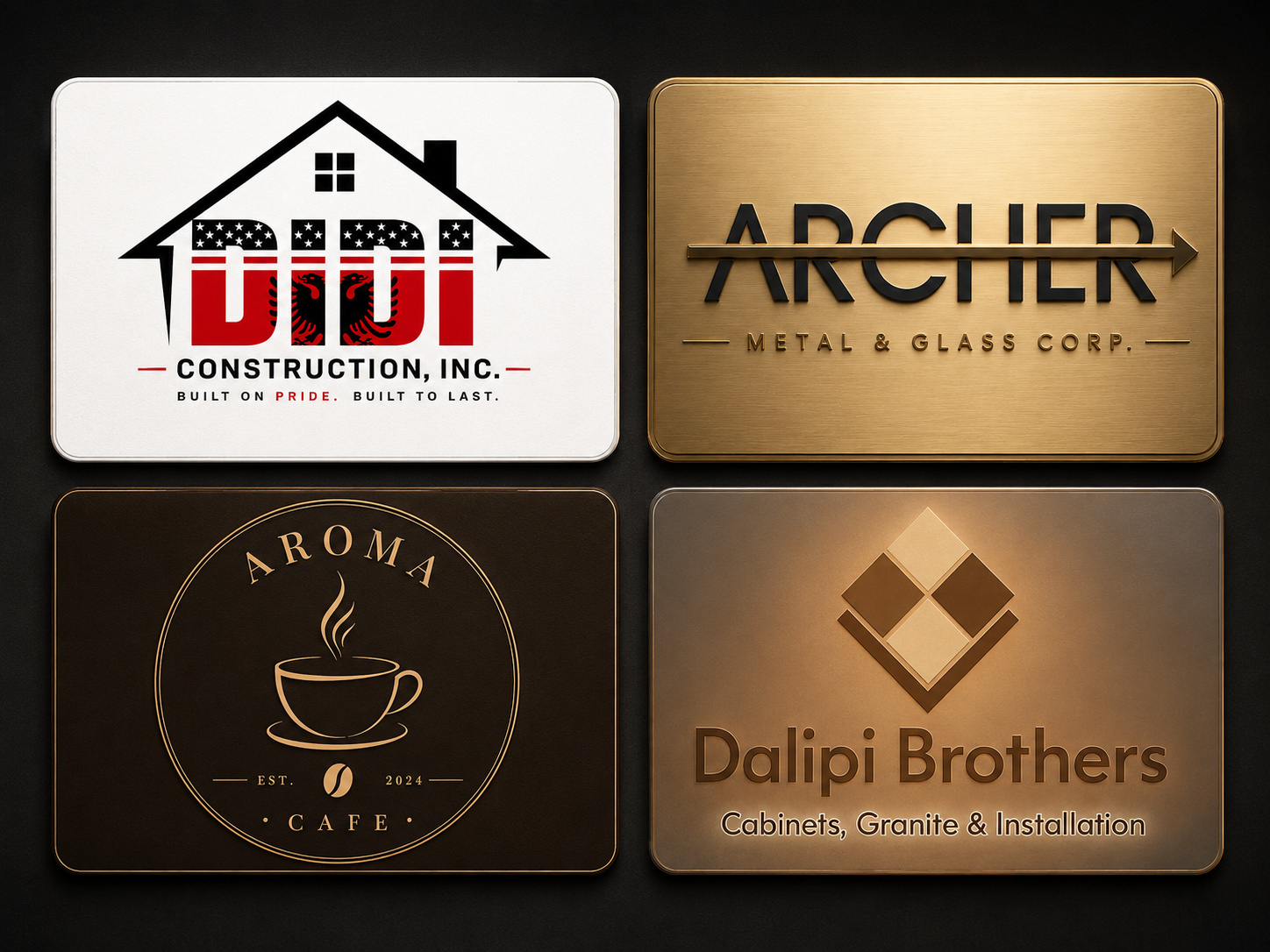 Client logo design collection